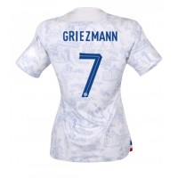 Ranska Antoine Griezmann #7 Vieraspaita Naiset MM-kisat 2022 Lyhythihainen